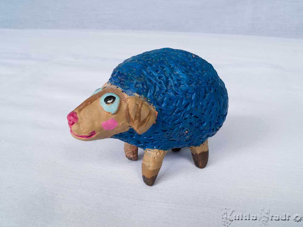 кукла Синяя Овца 3